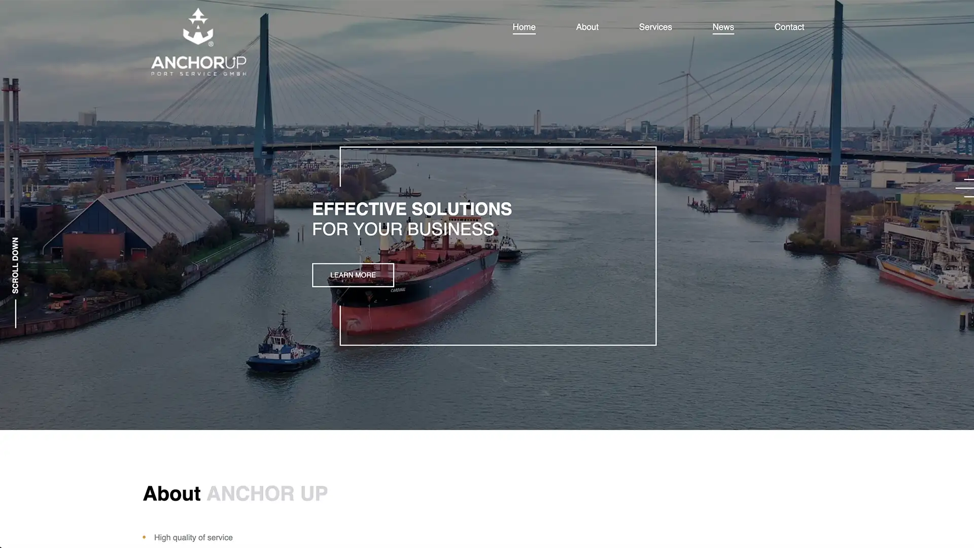 Altes Webdesign: Funktional, aber statisch